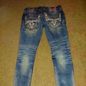 Sz 33/34 buckle jeans